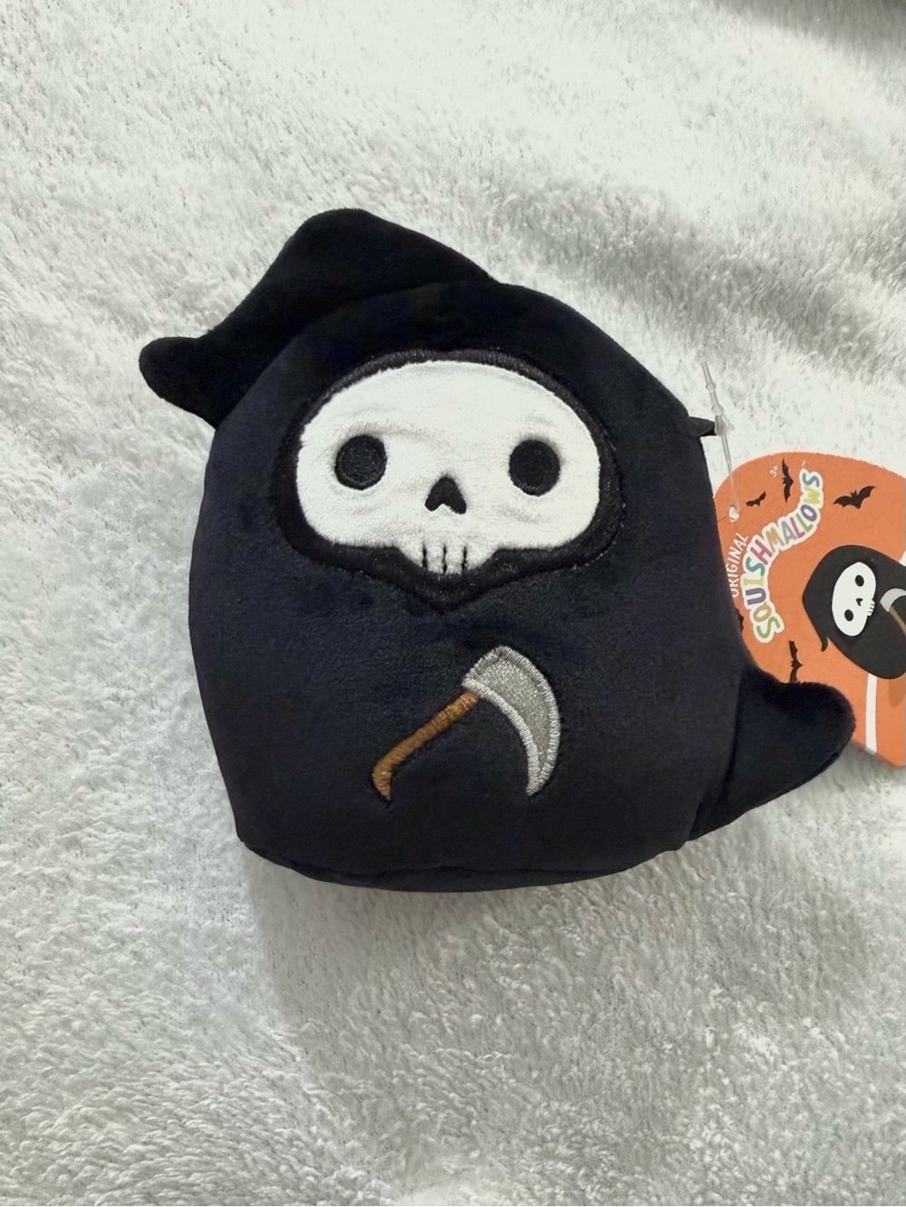 Squishmallows 5” OTTO the Grim Reaper Halloween Release Kellytoy Plush NWT